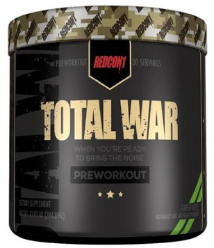 Передтренувальний комплекс Redcon1 Pre-workout Total War 441 g /30 serving/ Green Apple 875073 фото