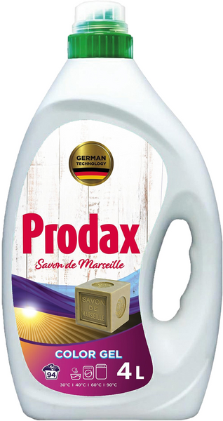 Гель Prodax Color для стирки цветного белья 4 л 100 циклов стирки (4260145997801) 1198685 фото