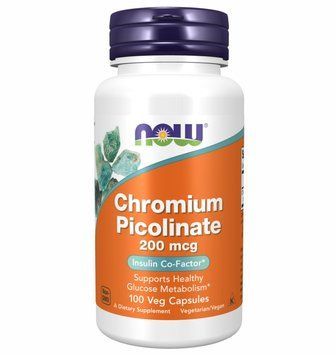 Now Foods Chromium Picolinate 200 mcg - 100 caps 1449296 фото