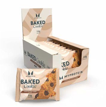 Myprotein Baked Cookie - 12x75g Chocolate Chip 1462797 фото