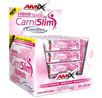 Жироспалювач Amix Nutrition CarniSlim 20х25 ml Red orange 933802 фото
