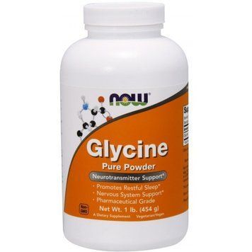 Now Foods Glycine Pure Powder 1 Lb Глицин 520675 фото
