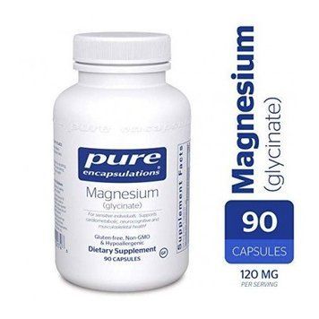 Pure Encapsulations Magnesium (glycinate) 120 mg 90 caps Магний глицинат (PE-00174) 554074 фото