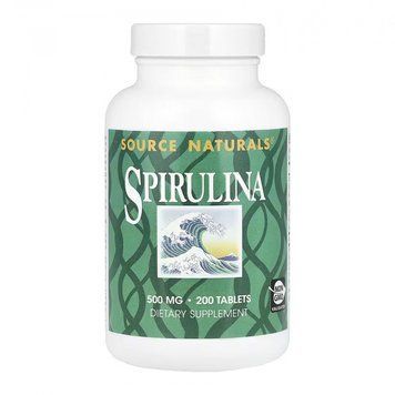 Source Naturals Spirulina 500 mg - 200 tabs 1470750 фото