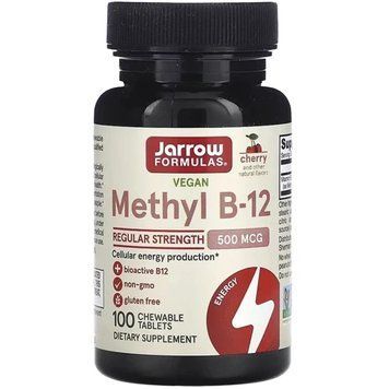 Jarrow Formulas Methyl B-12 Methylcobalamin 500 mcg - 100 tablets 1460764 фото