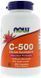 NOW Foods Vitamin C-500 Calcium Ascorbate Capsules 250 caps 416727 фото 4