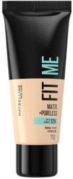 Maybelline New York Fit ME! №110 porcelain Тональный крем матовый 30ml 1192482 фото