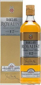 Віскі Barclays Blended Royalist 12 років витримки у подарунковій коробці 40% 0.7 л (YL5038342511231) 1369878 фото
