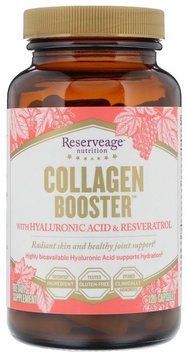 ReserveAge Nutrition Collagen Booster with Hyaluronic Acid and Resveratrol Коллаген с гиалуроновой кислотой и ресвератолом 120 капсул 776400 фото