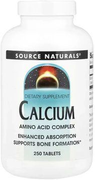 Source Naturals Calcium 200mg - 250 Tablets 1452280 фото