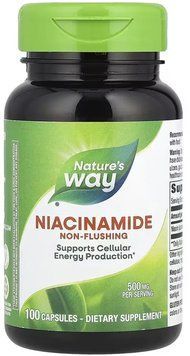 Nature's Way Niacinamide 500 mg - 100 Capsules 1453371 фото