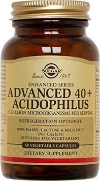 Solgar Advanced 40+ Acidophilus 60 Vegetable Capsules 494089 фото