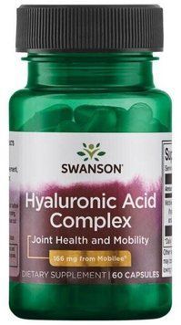 Swanson Hyaluronic Acid Complex, 166 mg, 60 Capsules (SWA-02864) 655564 фото
