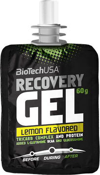 BioTechUSA Recovery Gel 60 g /1 serving/ Lemon 414573 фото