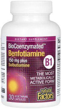 Natural Factors BioCoenzymated Benfotiamine - 30 caps 1468840 фото