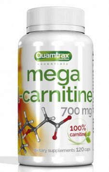 Жиросжигатель Quamtrax Mega L-Сarnitine, 700 mg, 120 Capsules 721439 фото