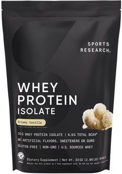 Sport Research Whey Protein Isolate - 940g Creamy Vanilla 1470591 фото