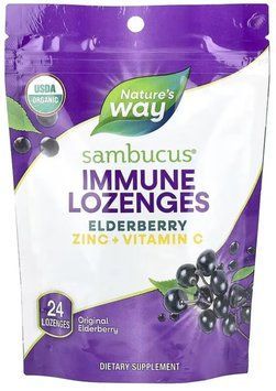 Nature's Way Sambucus Organic Zinc Lozenges - 24 cnt 1468780 фото