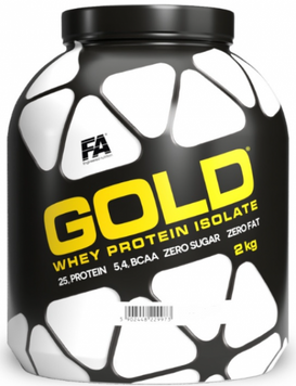 Протеин Fitness authority Gold Whey Protein Isolate 2000 g / 66 servings / chocolate 1112778 фото