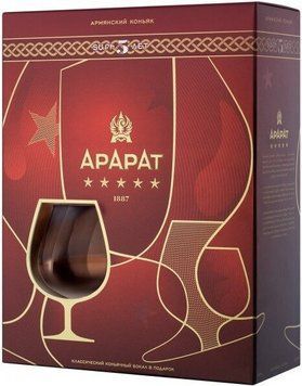 Набор бренди Ararat 5 лет и бокал 0.7л 40% (STA4850001004226) 1167519 фото