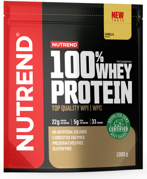 Протеин Nutrend 100% Whey Protein 1000 g /33 servings/ Vanilla 843833 фото