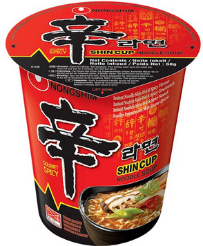 Лапша быстрого приготовления Nongshim Шин Рамен, стакан 68 г (8801043031011) 1342994 фото