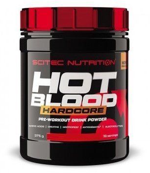 Енергетик Scitec Nutrition Hot Blood Hardcore 375 g/30 servings/blackcurrant goji berry 998645 фото