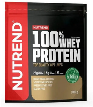 Nutrend 100% Whey Protein 1000 g / 33 servings / chocolate+cocoa 1101830 фото