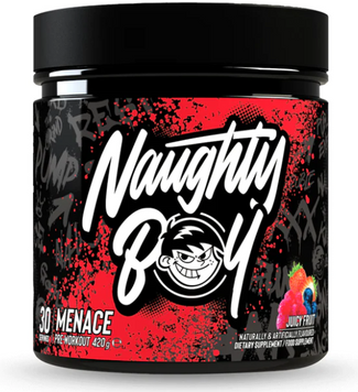 Передтренувальний комплекс Naughty Boy Menace 420 g / 30 servings / Juicy Fruit 1182986 фото