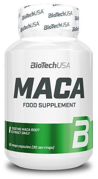 Бустер тестостерону BioTechUSA Maca 1500 mg 60 Capsules 689403 фото