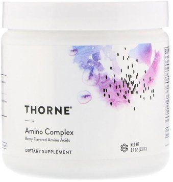 Thorne Research Amino Complex 8 oz (228 g) Berry Flavor Амінокислотний комплекс 531397 фото