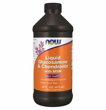 Now Foods Liquid Glucosamine Chondroitin with MSM - 473ml 1454289 фото