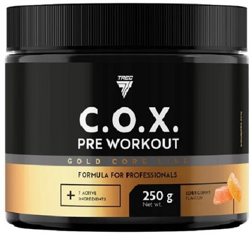 Передтренувальний комплекс Trec Nutrition Gold Core Line C.O.X 250 g / 10 servings / sour gummy 1083491 фото
