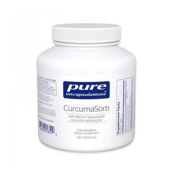 Pure Encapsulations CurcumaSorb 180 caps Фитосомы куркумина c высокой биологической доступностью 554060 фото