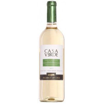 Вино Casa Verde Sauvignon Blanc/Chardonnay, белое полусладкое, 0.75л 12% (DIS7808765712526) 1179279 фото