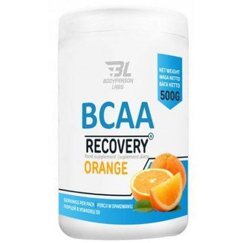 Амінокислота для спорту BodyPerson Labs BCAA Recovery 500 g / 50 servings / Orange 1039963 фото