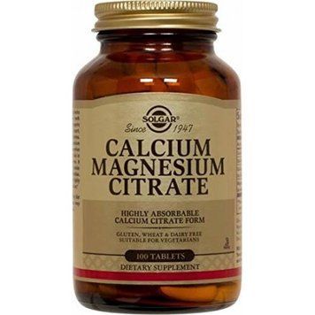 Solgar Calcium Magnesium Citrate 100 таблеток 496830 фото