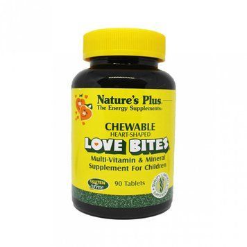 Natures Plus Love Bites 90 tabs Дитячий мультивітамінний і мультімінеральний комплекс 491955 фото