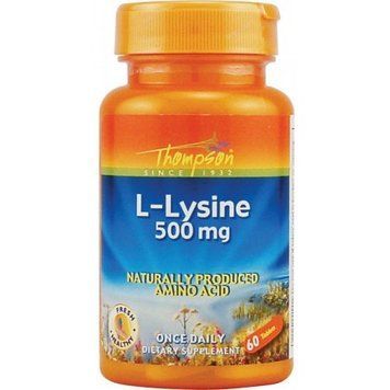Thompson L-Lysine, 500 mg, 60 Tablets (THO-19750) 655573 фото