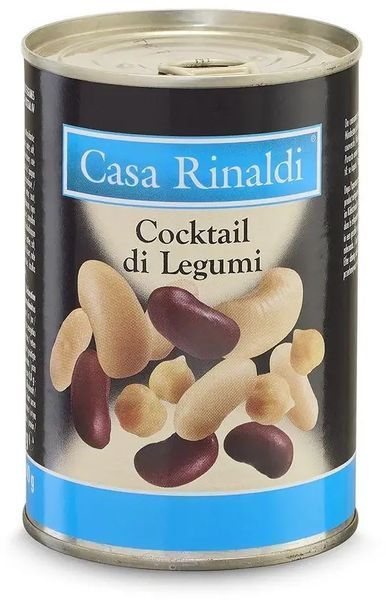 Смесь бобовых Casa Rinaldi (фасоль белая, фасоль красная, чечи, фасоль каннелини) 400 г (8006165389372) 1192313 фото