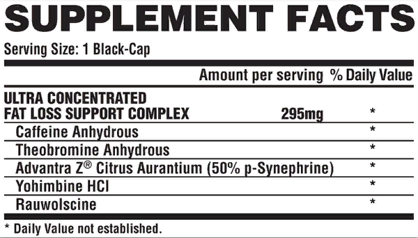 Жироспалювач Nutrex Lipo-6 Black Ultra Concentrate 60 caps 648572 фото