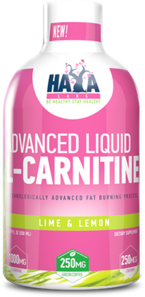 Haya Labs Advanced Liquid L-Carnitine 1000 mg Ацетил-L-карнитин 500 мл Lime and Lemon 1051875 фото