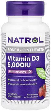 Natrol Vitamin D3 5,000 Iu - 90 tabs 1481350 фото