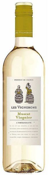 Вино Les Vignerons &laquo;Muscat Viogner&raquo; біле 0.75 л (WHS3263280111546) 818467 фото