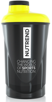 Шейкер Nutrend Shaker 2019 600 ml black and yellow 1101956 фото