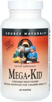 Source Naturals Mega-Kid - 60 Wafer Berry 1452220 фото