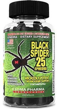 Жиросжигатель Cloma Pharma Black Spider 25 100 caps 377526 фото