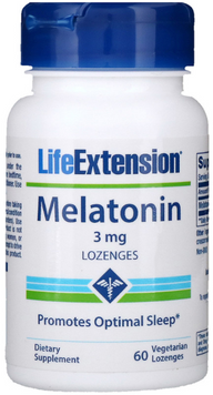 Life Extension Melatonin 3 mg 60 Lozenges (LEX-33206) 590746 фото