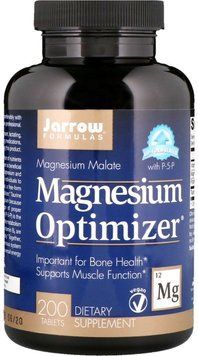 Jarrow Formulas Magnesium Optimizer 200 Tabs Оптимизатор магния 534514 фото