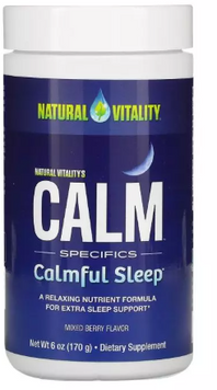 Natural Vitality Calmful Sleep CALM Specifics Напій для спокійного сну, смак ягід 170 гр 1117615 фото